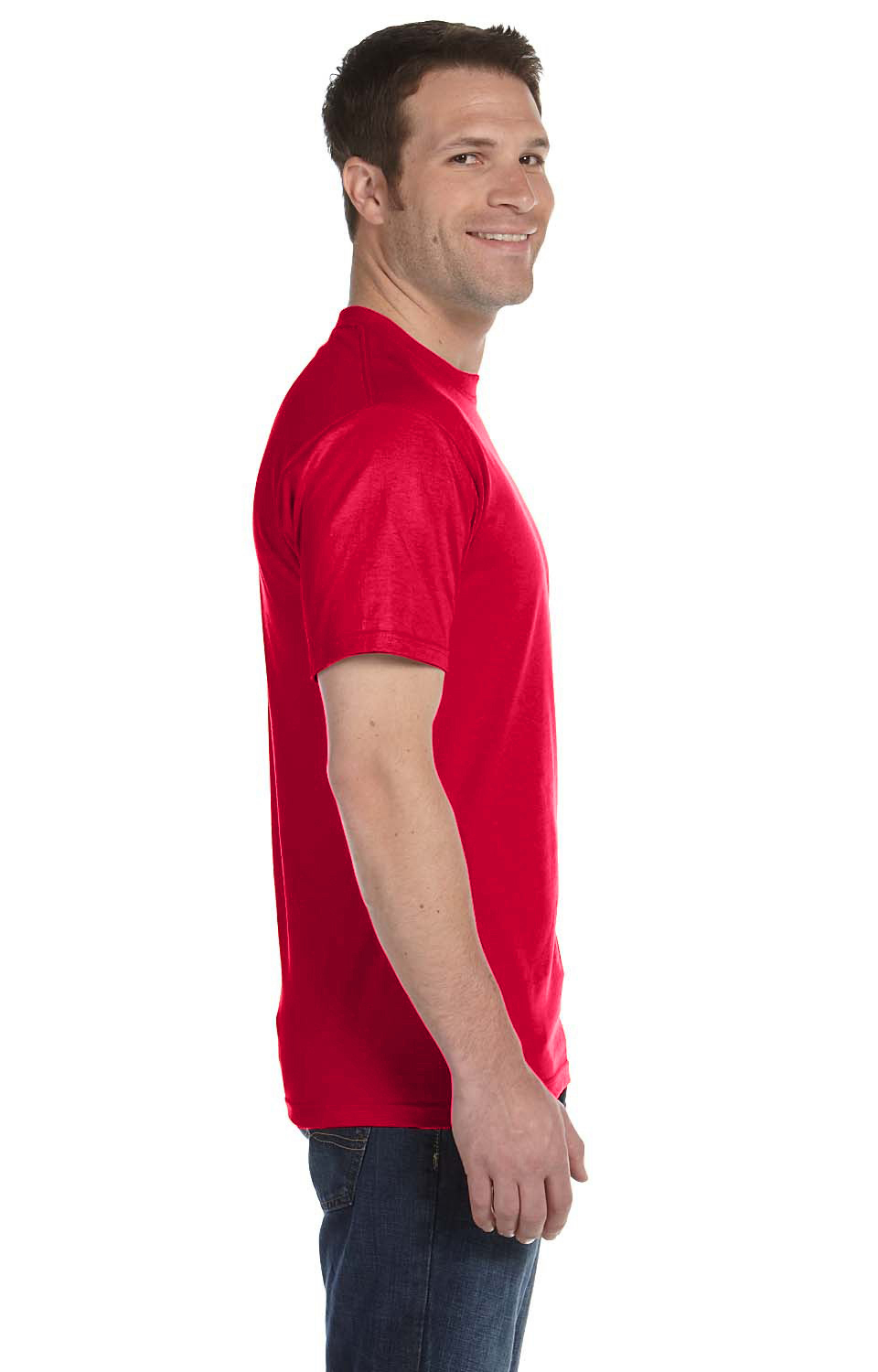 Gildan Adult T Shirt G 8000 Dryblend S Sleeve Blank Tee 2xl Sport Scarlet Red 